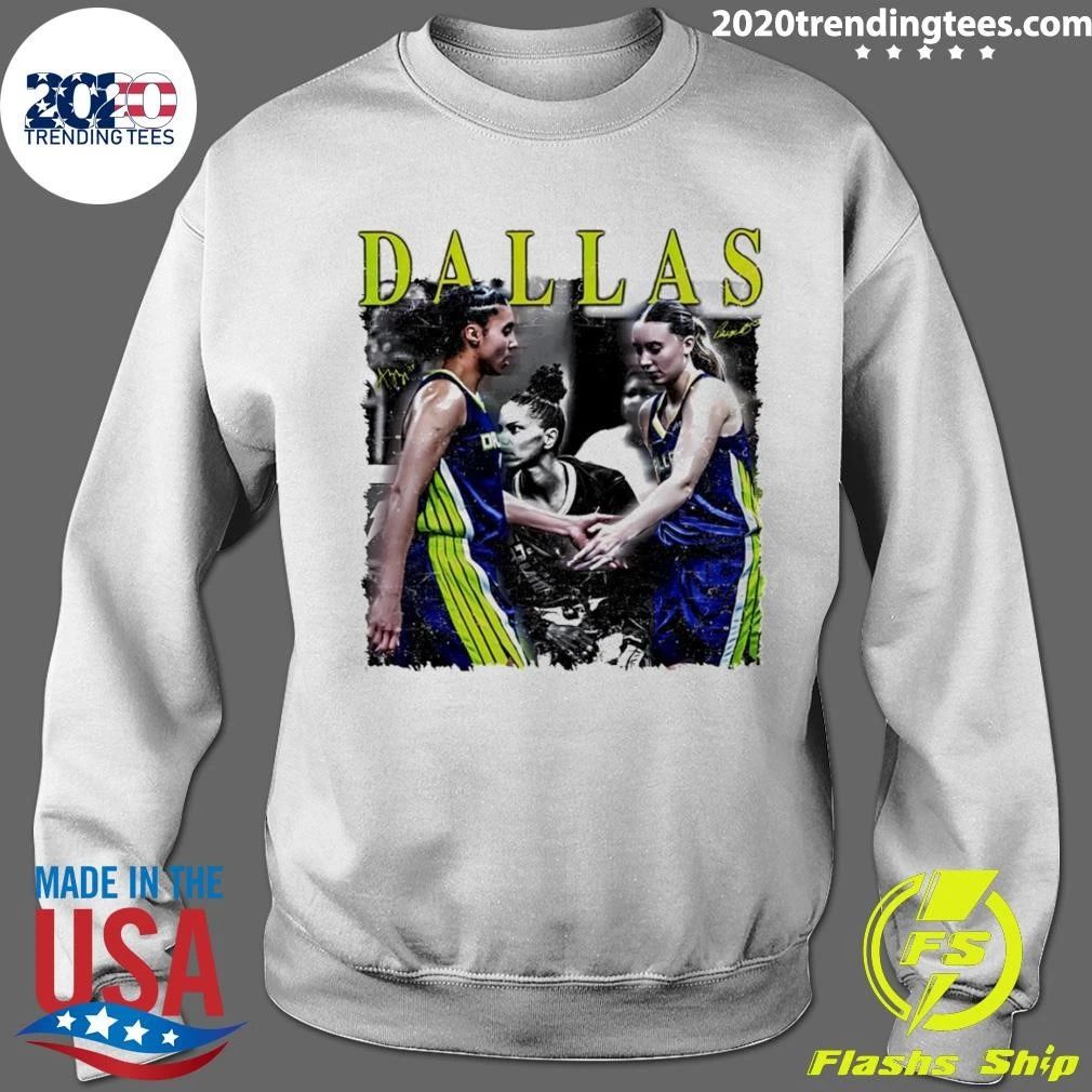 Azzi Fudd And Paige Bueckers Dallas Wings Basketball Wnba 2026 Signatures Shirt
