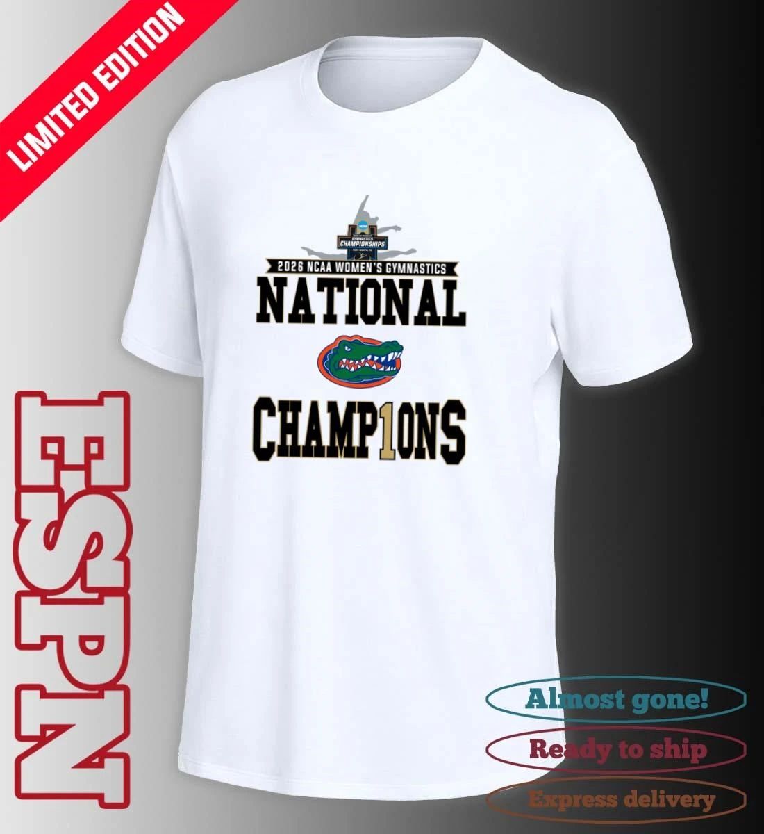 Florida Women’s Gymnastics 2026 NCAA National Champions Locker Room T-Shirt