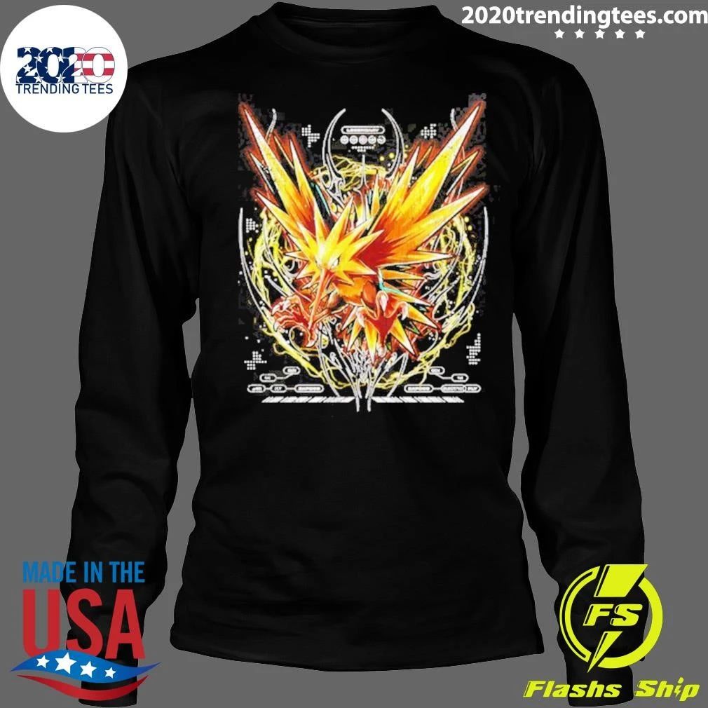 Legendary Zapdos Gen 1st Electric Fly Shirt