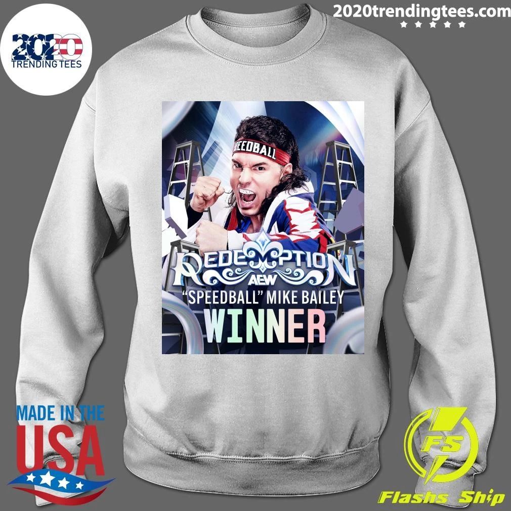 Redemption AEW Speedball Mike Bailey Winner Shirt
