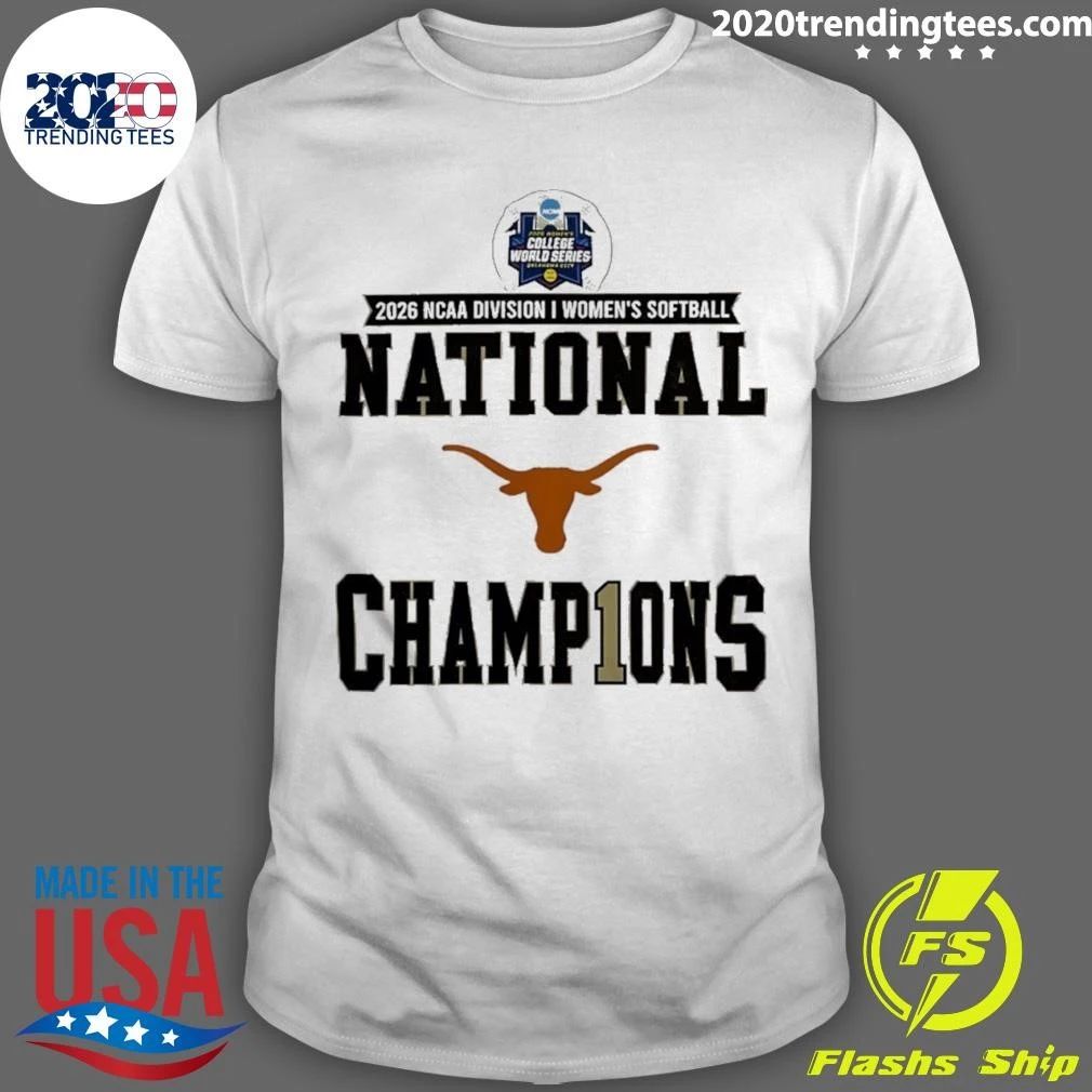 Longhorns 2026 Softball Women’s National Champions T-Shirt