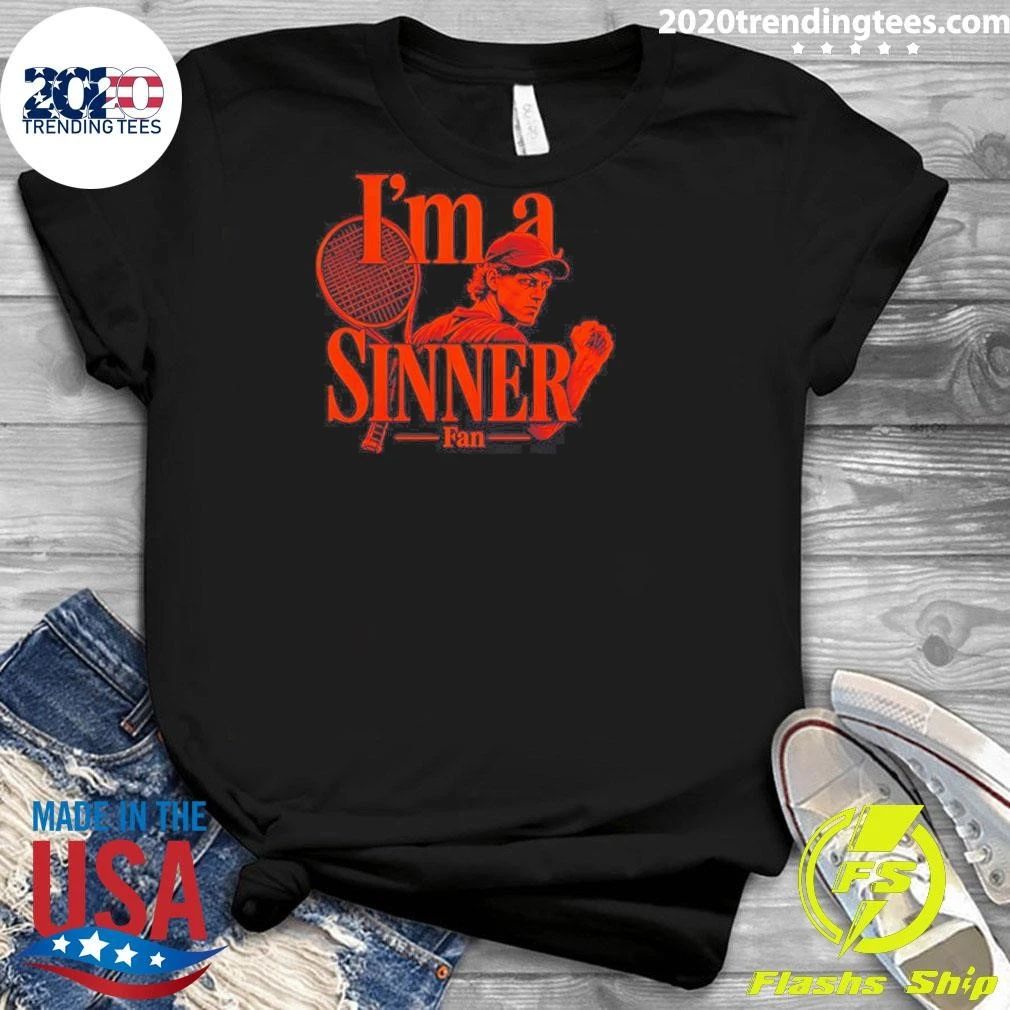 Jannik Sinner I’m A Sinner Fan Tennis Player Shirt