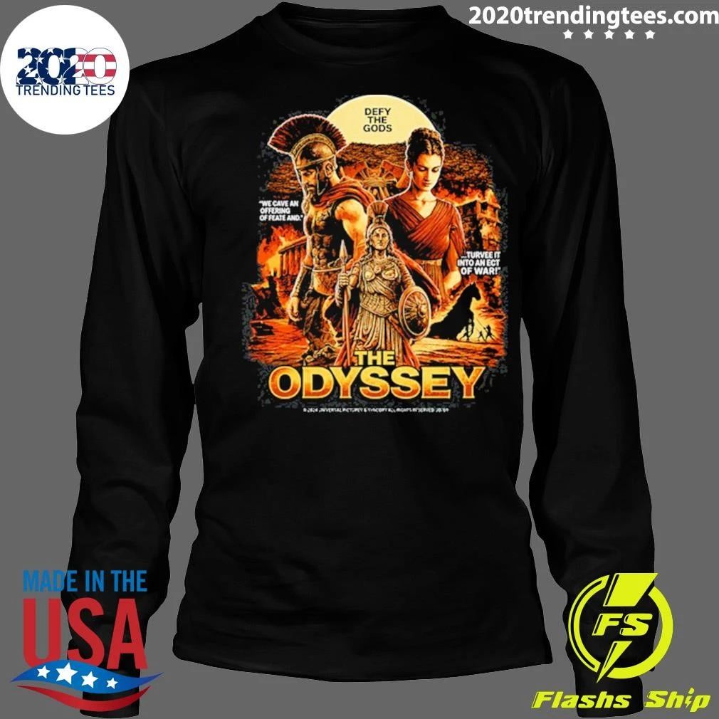 Defy the Gods The Odyssey Greek Mythology Shirt