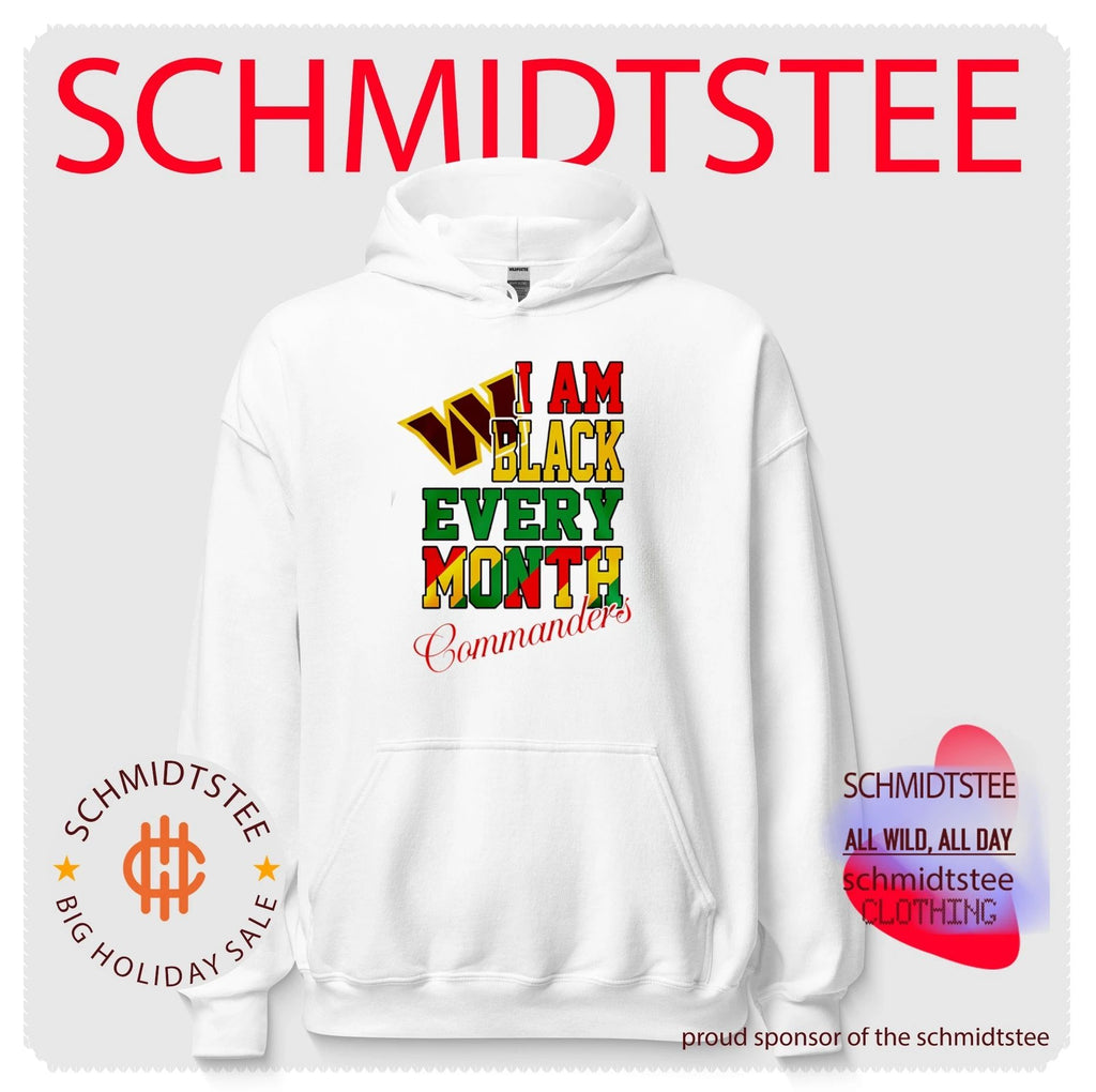 Washington Commanders I am Black Every Month Juneteenth logo shirt