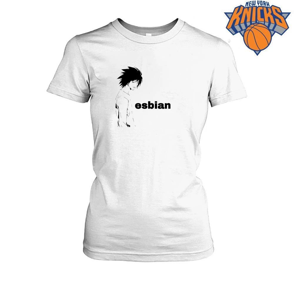 Death Note L Lawliet Lesbian Esbian Funny Anime Meme Shirt