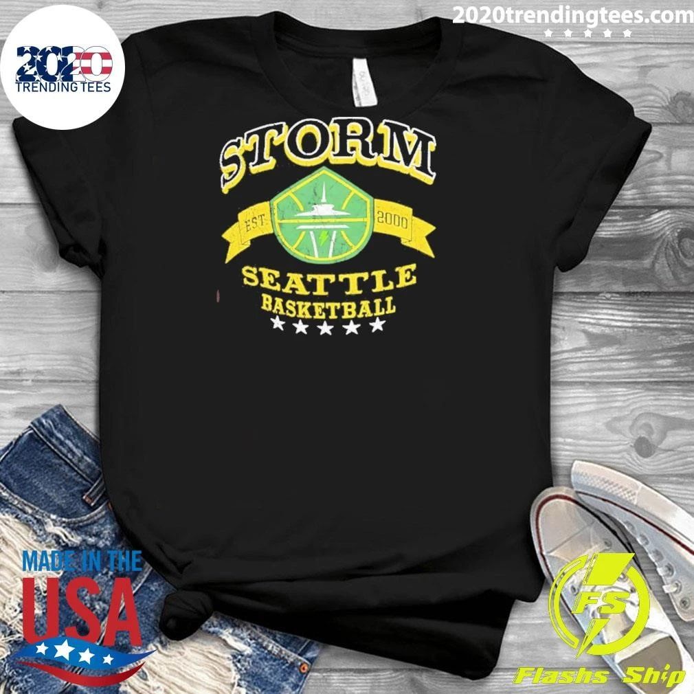 Storm Est 2000 Seattle Basketball Wnba Shirt