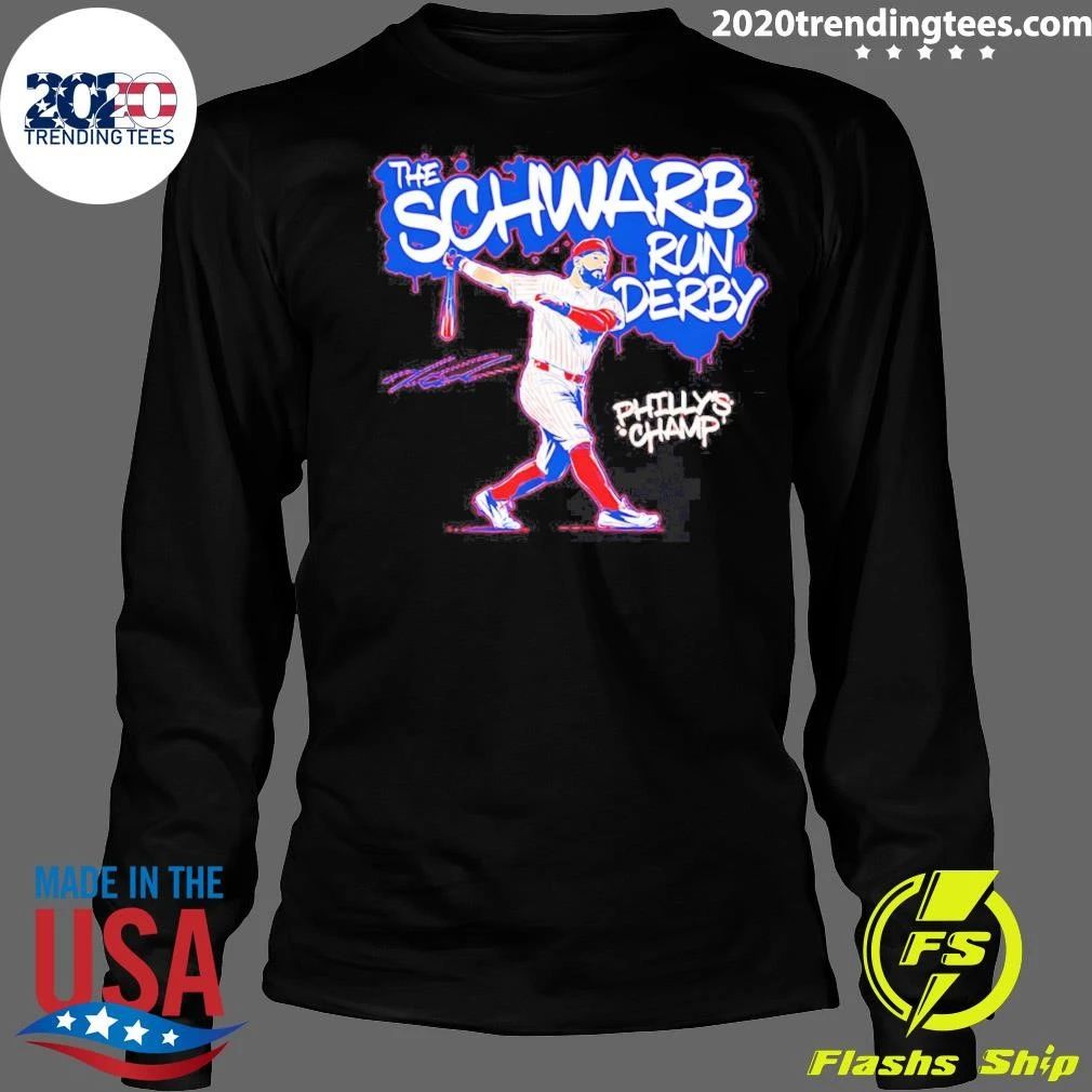 Kyle Schwarber Philadelphia Phillies Schwarb Run Derby Signature Shirt