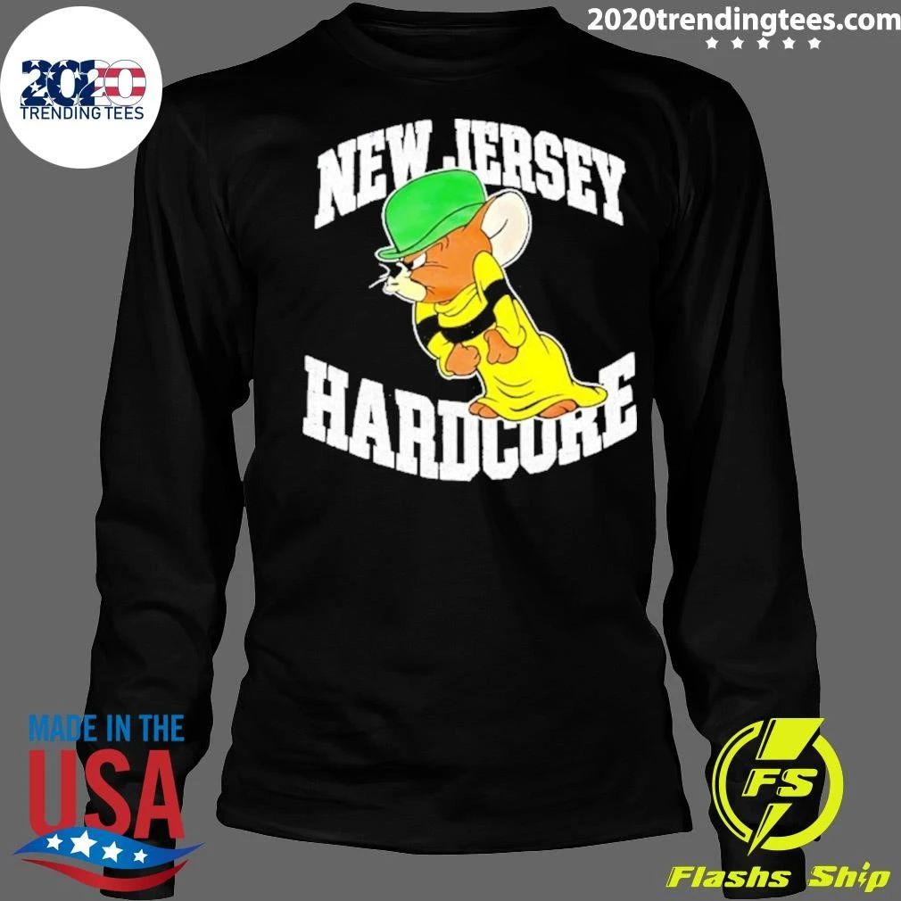New Jersey Hardcore Jerry Mouse Cartoon Shirt