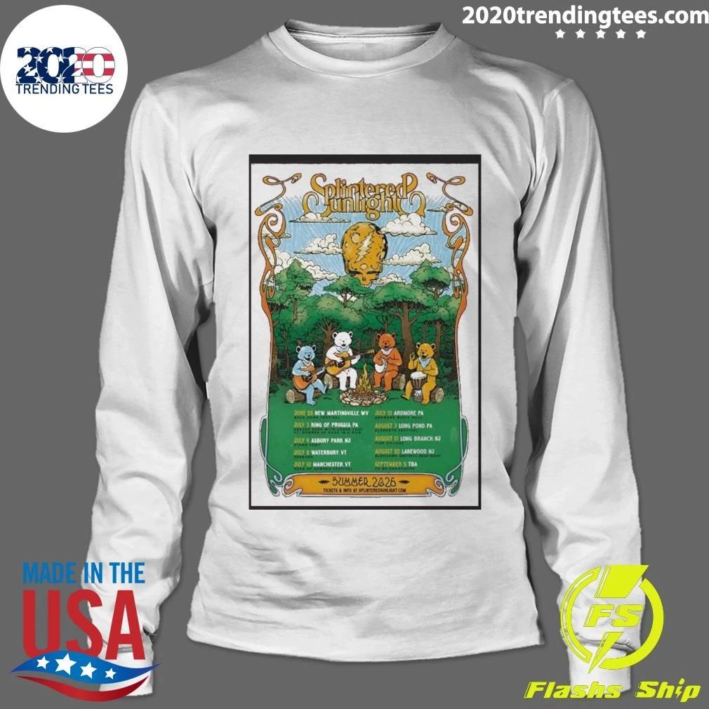 Splintered Sunlight 2026 Summer Tour Poster Shirt