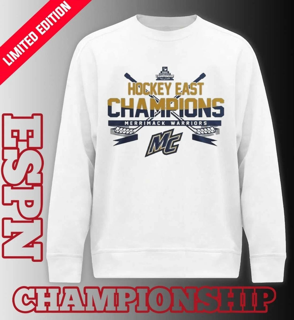 Merrimack Warriors 2026 Hockey East Champions T-Shirt