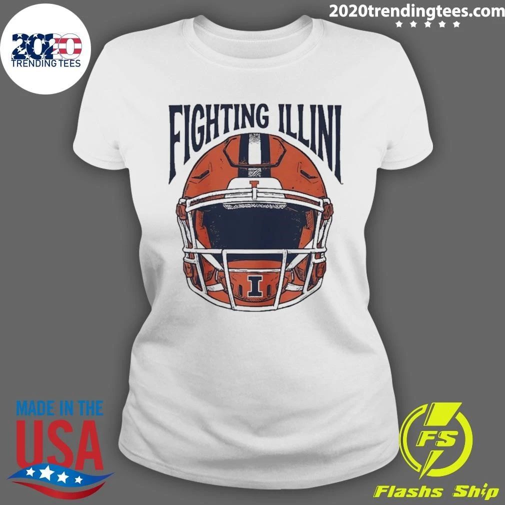 Illinois Fighting Illini Football Helmet 2026 Shirt