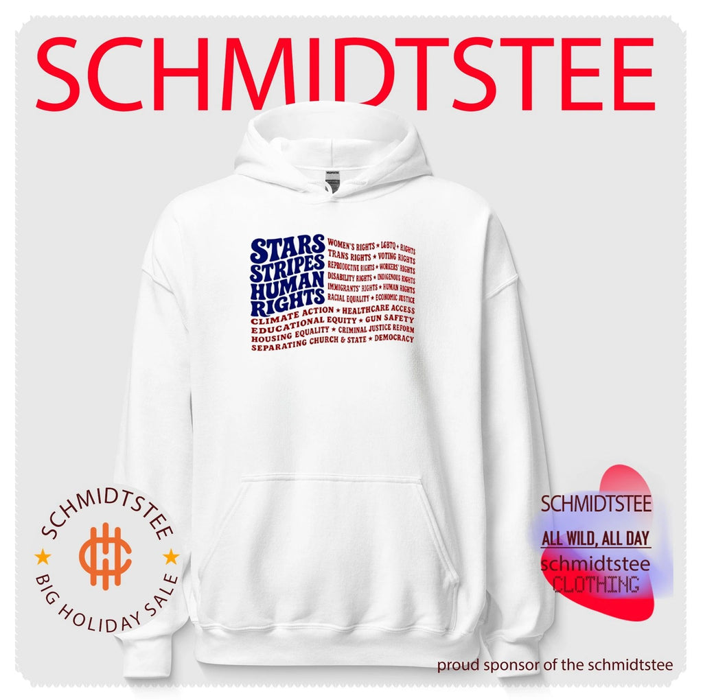 Stars And Stripes And Human Rights USA Flag Liberal Patriotic Equal Rights Shirt