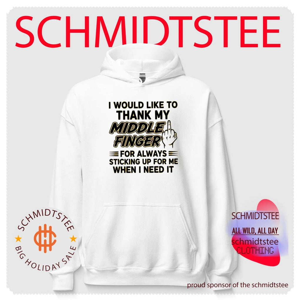 I would like to thank my middle finger for always sticking up for me when i need it shirt