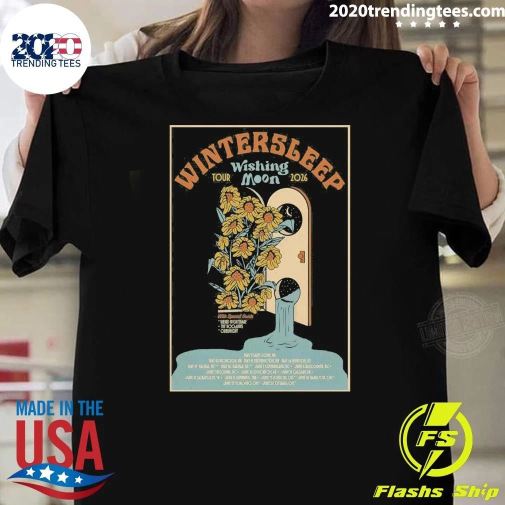 Wintersleep Wishing Moon Tour 2026 Shirt