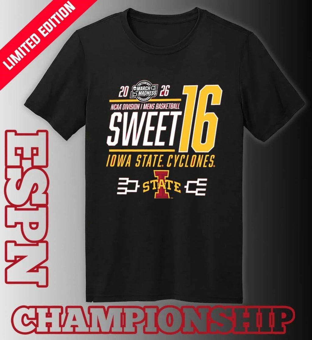 Iowa State Cyclones NCAA Men’s Basketball Sweet 16 Shirt