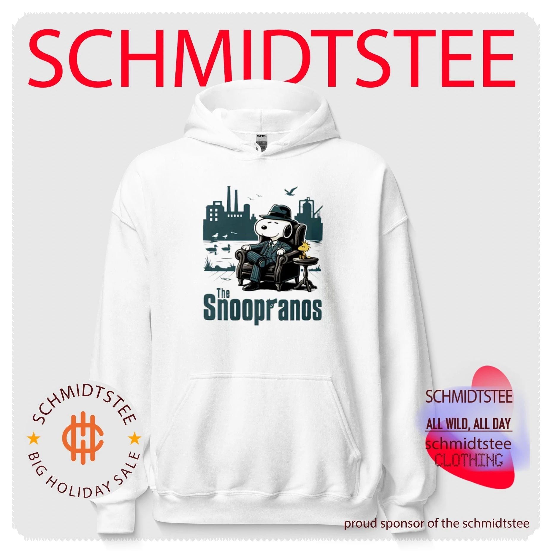 The Snoopranos Peanuts Mafia Parody Sopranos Mashup shirt