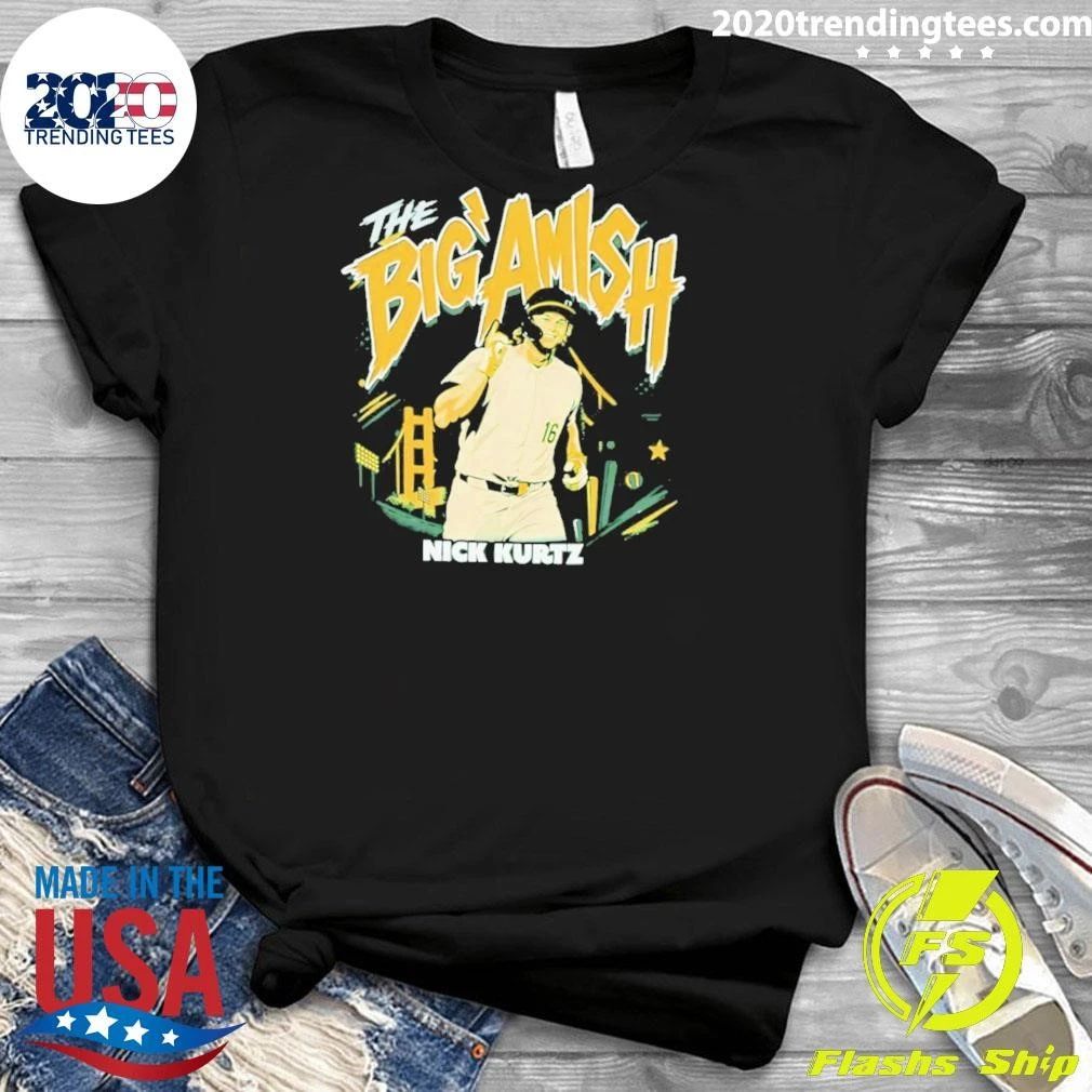 Nick Kurtz Athletics Baseball The Big Amish Shirt