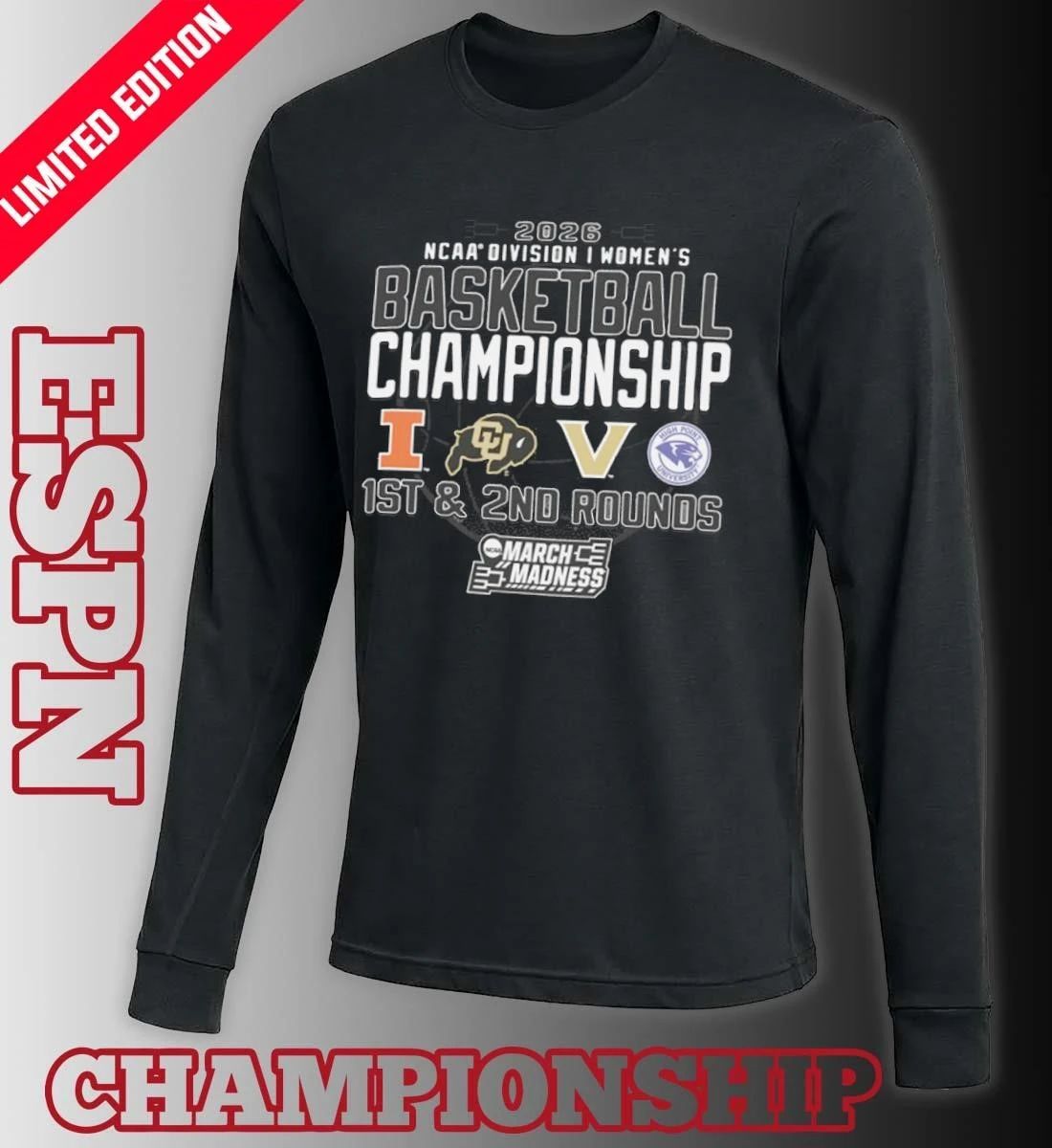 1st, 2nd Rounds 2026 NCAA DI Women’s Basketball Championship – Nashville, TN Shirt