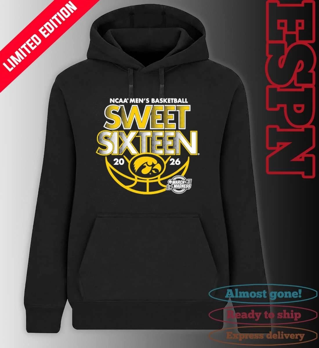 Sweet Sixteen 2026 Iowa Men’s Basketball Shirt
