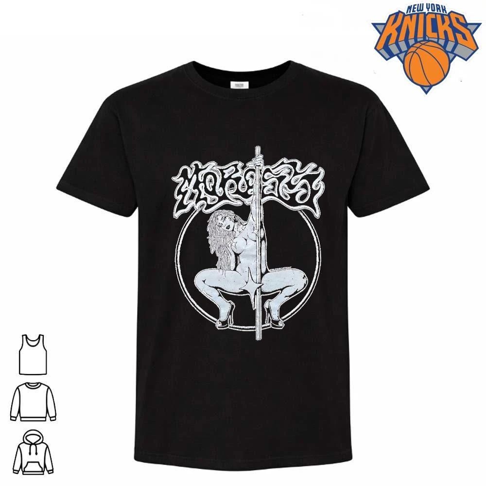 Morose Custom Paint Exotic Pole Dancer Star Circle Graphic shirt