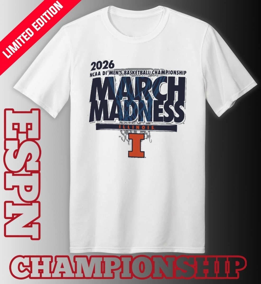 Illinois Men’s Basketball Single Team NCAA March Madness Shirt