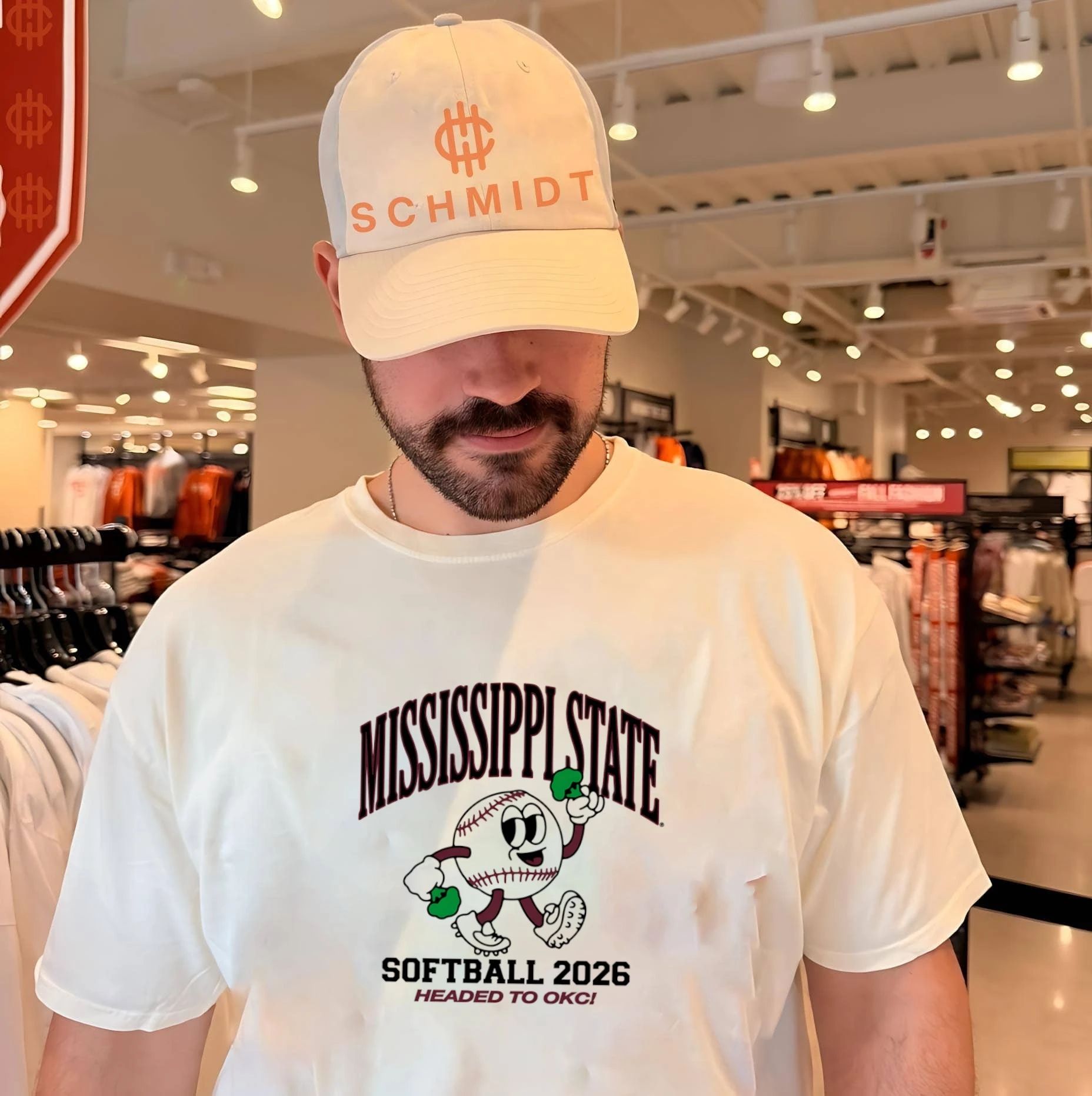 Mississippi State Softball 2026 Headed to OKC Broccoli Softball shirt