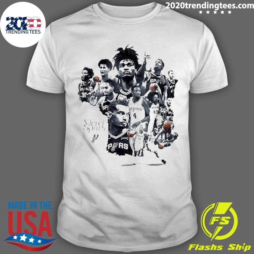Merci Les Spurs Victor Wembanyama San Antonio Nba 2026 Shirt