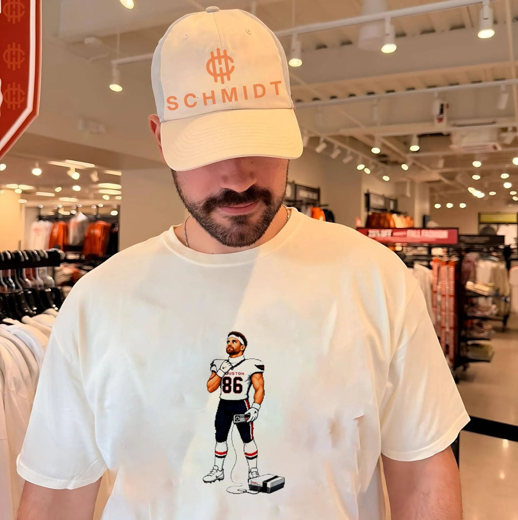The Gamer Dalton Schultz Houston Texans 8-bit games shirt