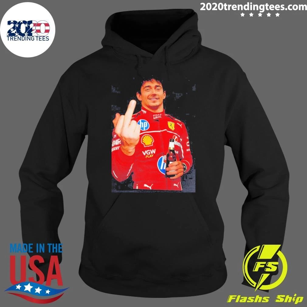 Charles Leclerc Formula 1 middle finger shirt