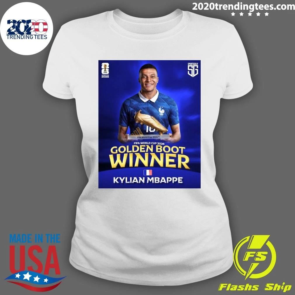 Kylian Mbappe Has Become The First Player To Win The World Cup Golden Boot Twice Shirt