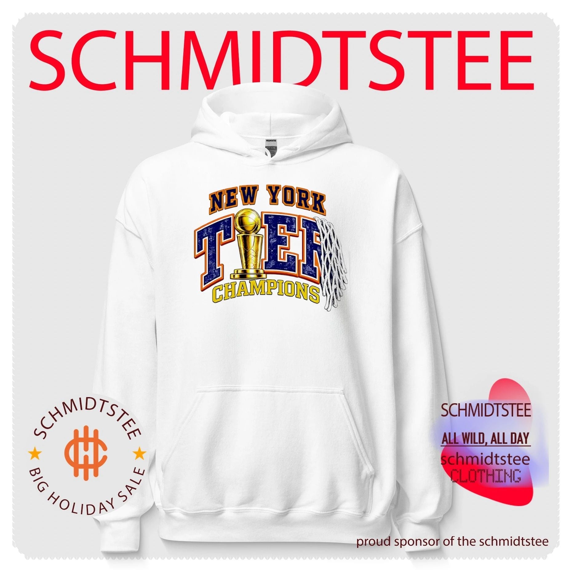 New York Tier Champions championship trophy shirt