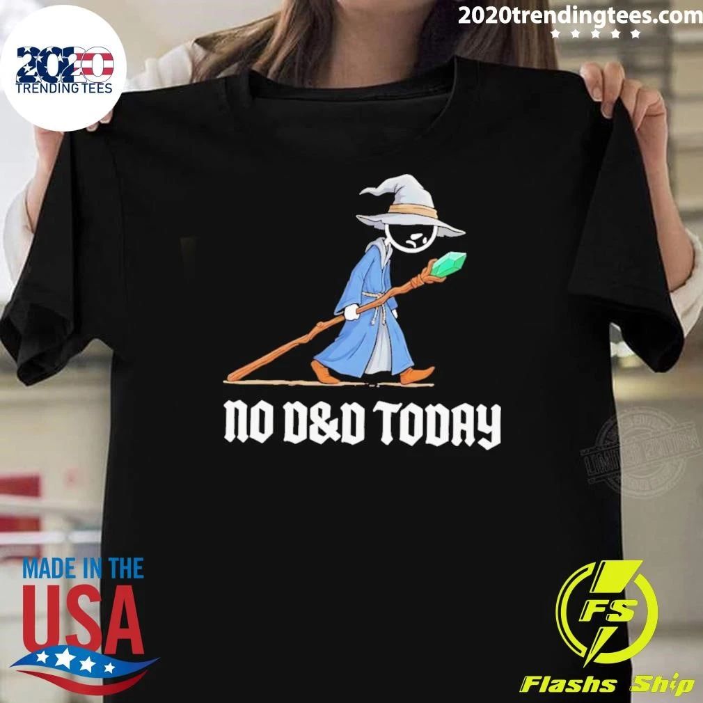 No D&d Today Wizard Cartoon Shirt