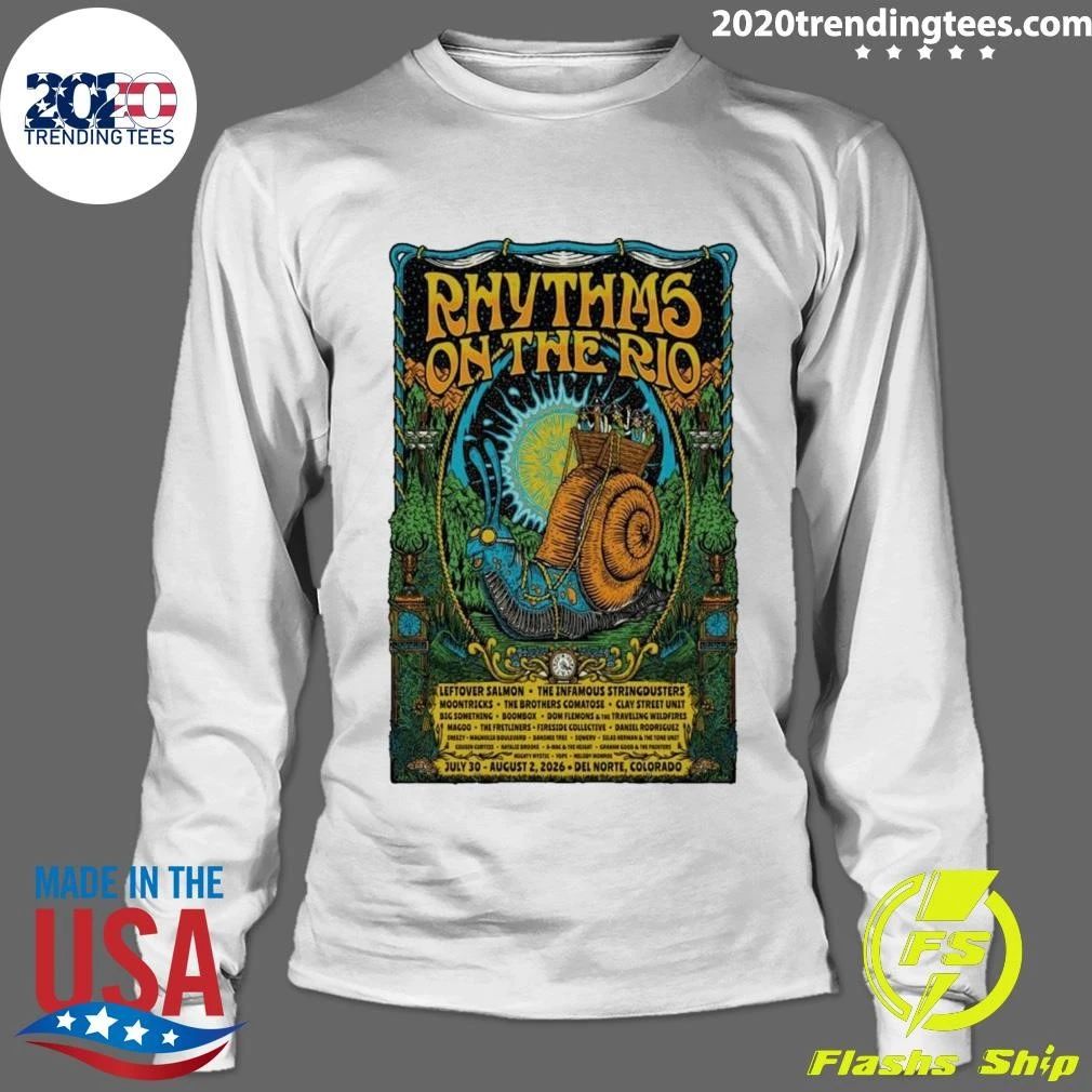 Rhythms On The Rio In Del Norte Co On Jul 30-aug 2 2026 Event Poster Shirt