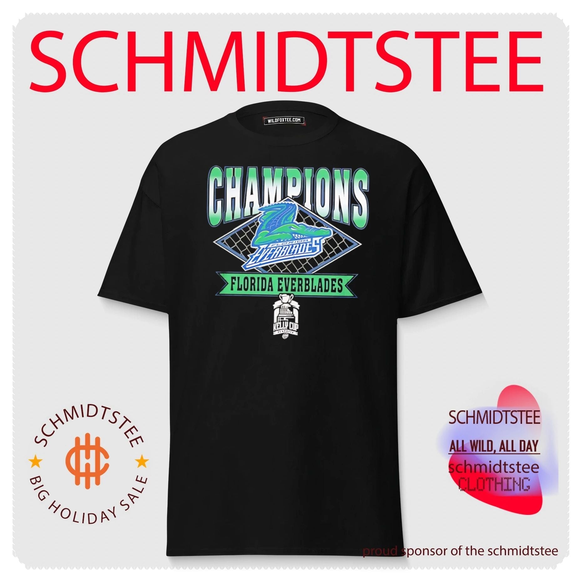 Florida Everblades 2026 Kelly Cup Champions logo shirt