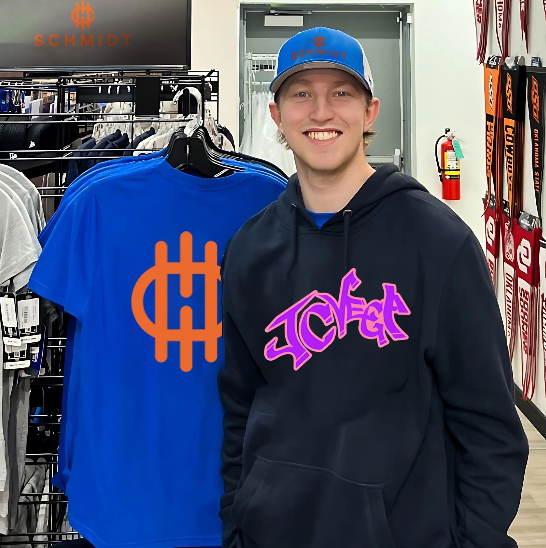 The Jcvega graffiti style shirt
