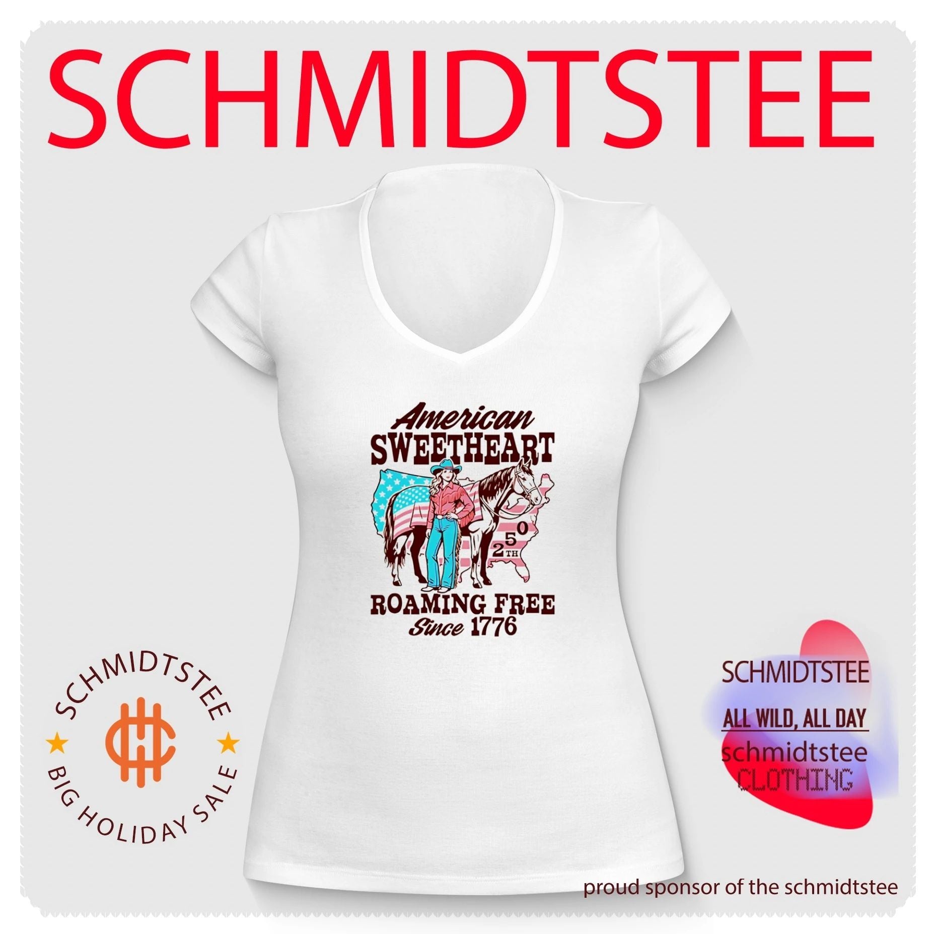 American Sweetheart Roaming Free Since 1776 250th Anniversary shirt