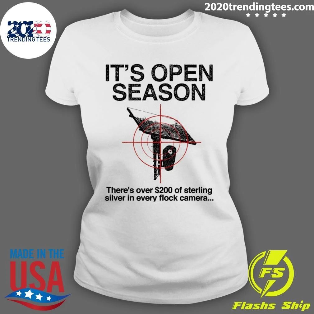 Surveillance Camera It’s Open Season There’s Over Of Sterling Shirt