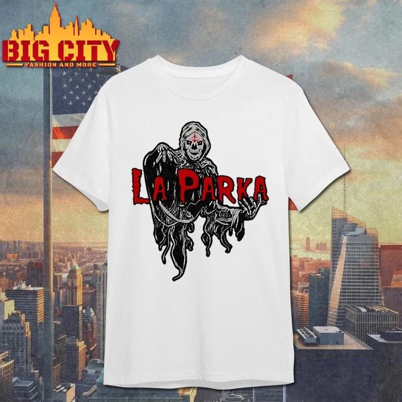 La Parka Skeleton Grim Reaper Wrestling Vintage Graphic Horror Shirt