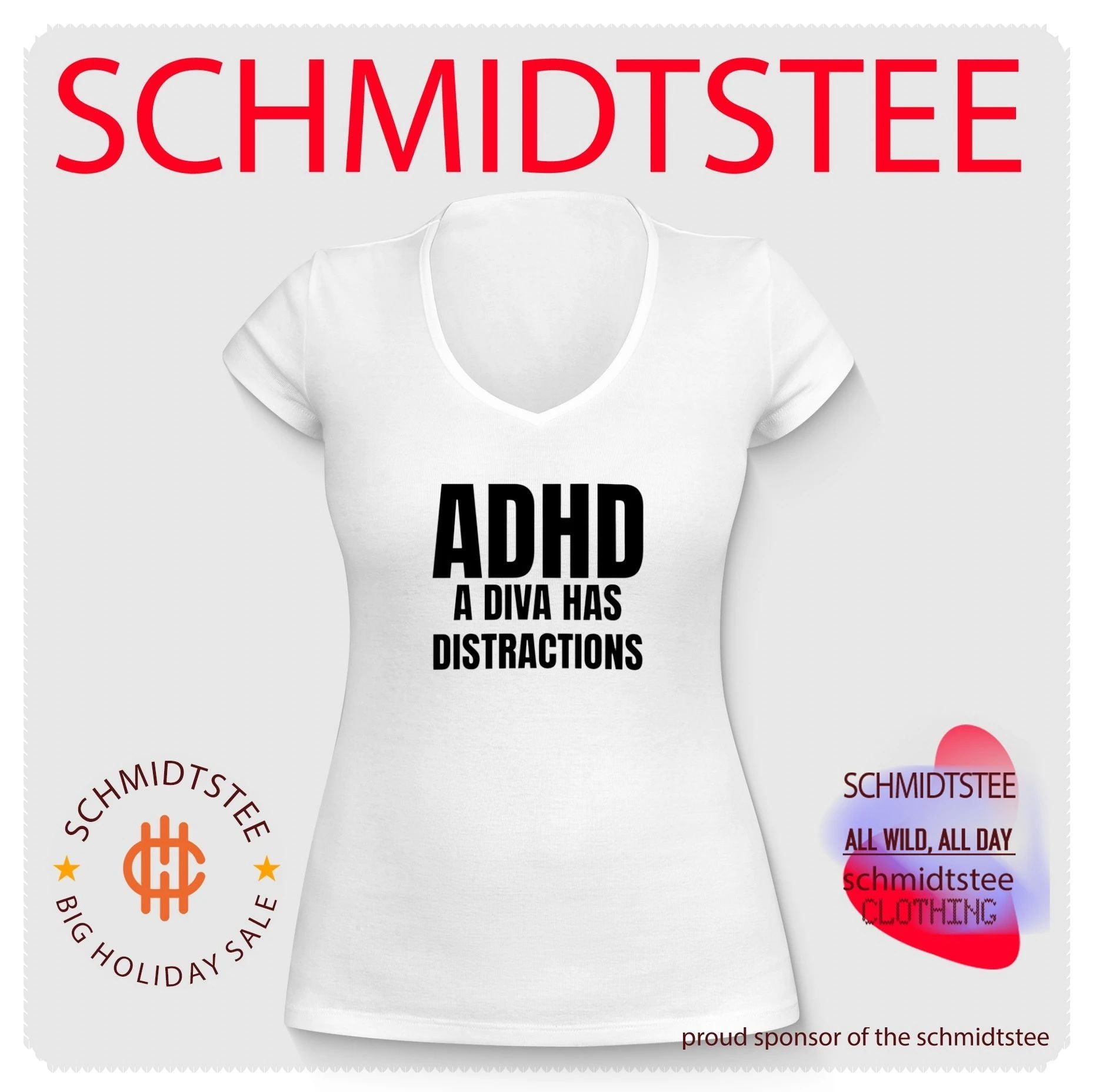 ADHD – A Diva Has Distractions neurodivergent shirt