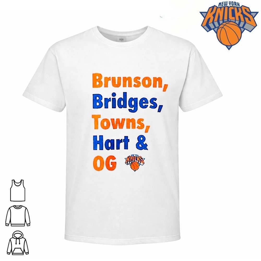 Brunson Bridges Towns Hart OG Knicks Championship Shirt