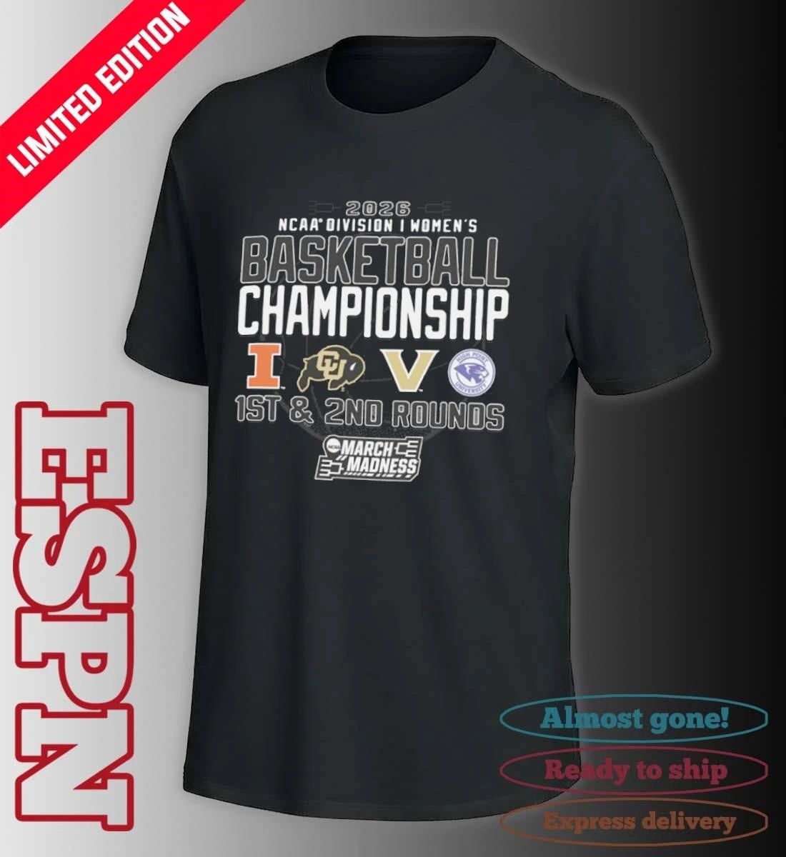 1st, 2nd Rounds 2026 NCAA DI Women’s Basketball Championship – Nashville, TN Shirt