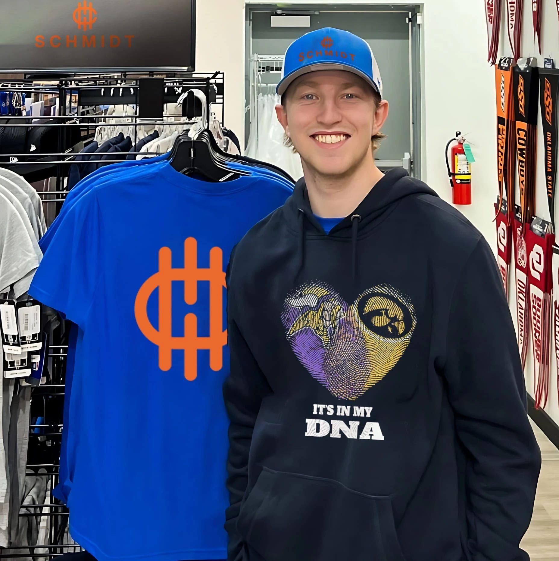 Minnesota Vikings and Iowa Hawkeyes it’s in my DNA vintage shirt