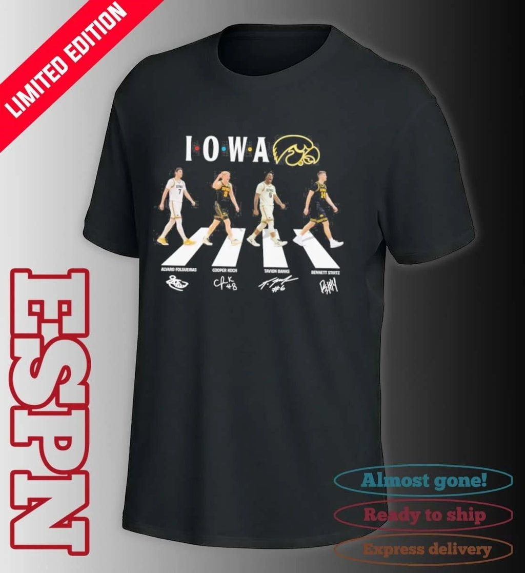 Iowa Men’s Basketball Abbey Road Shirt