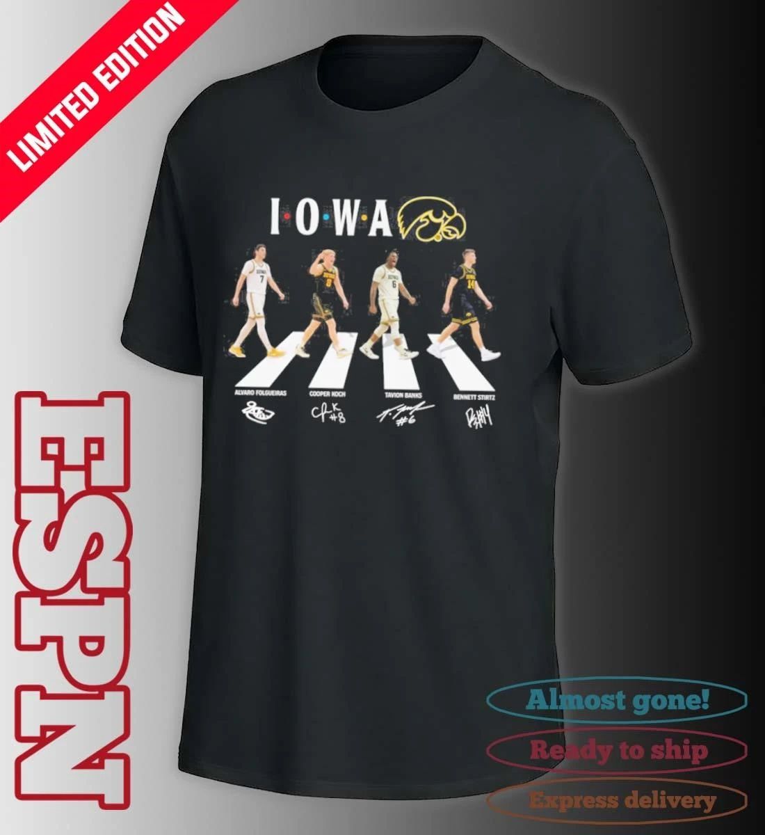 Iowa Men’s Basketball Abbey Road Shirt