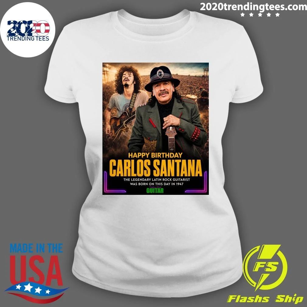 Happy 79th birthday to the legendary Carlos Santana Shirt