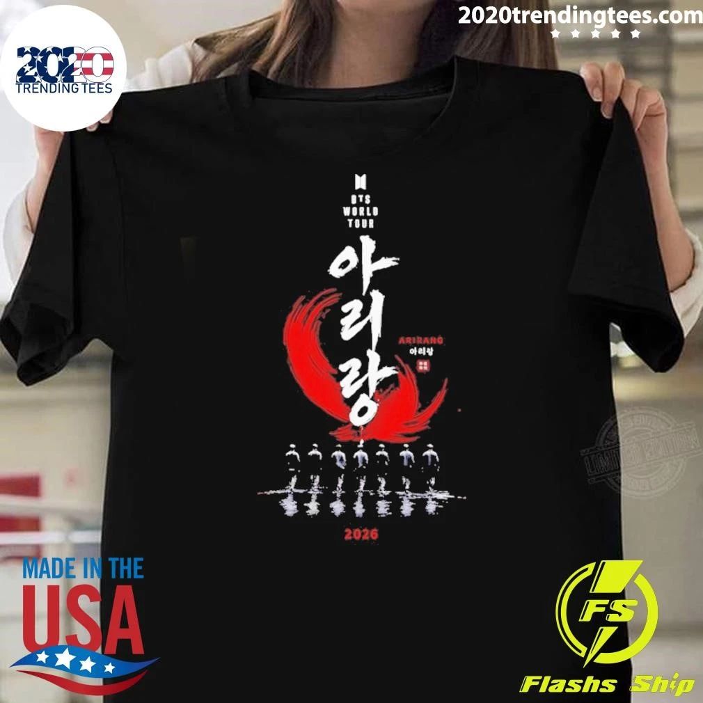 Bts Arirang Korea World Tour 2026 Shirt