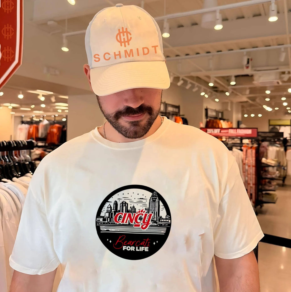 Cincinnati Bearcats Bearcats for Life skyline shirt