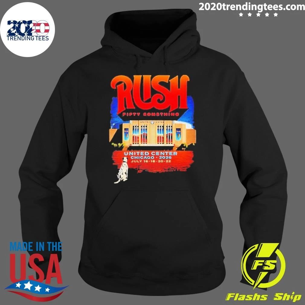Rush Chicago IL At United Center On July 16 18 20 22 Fifty Something Tour 2026 Shirt