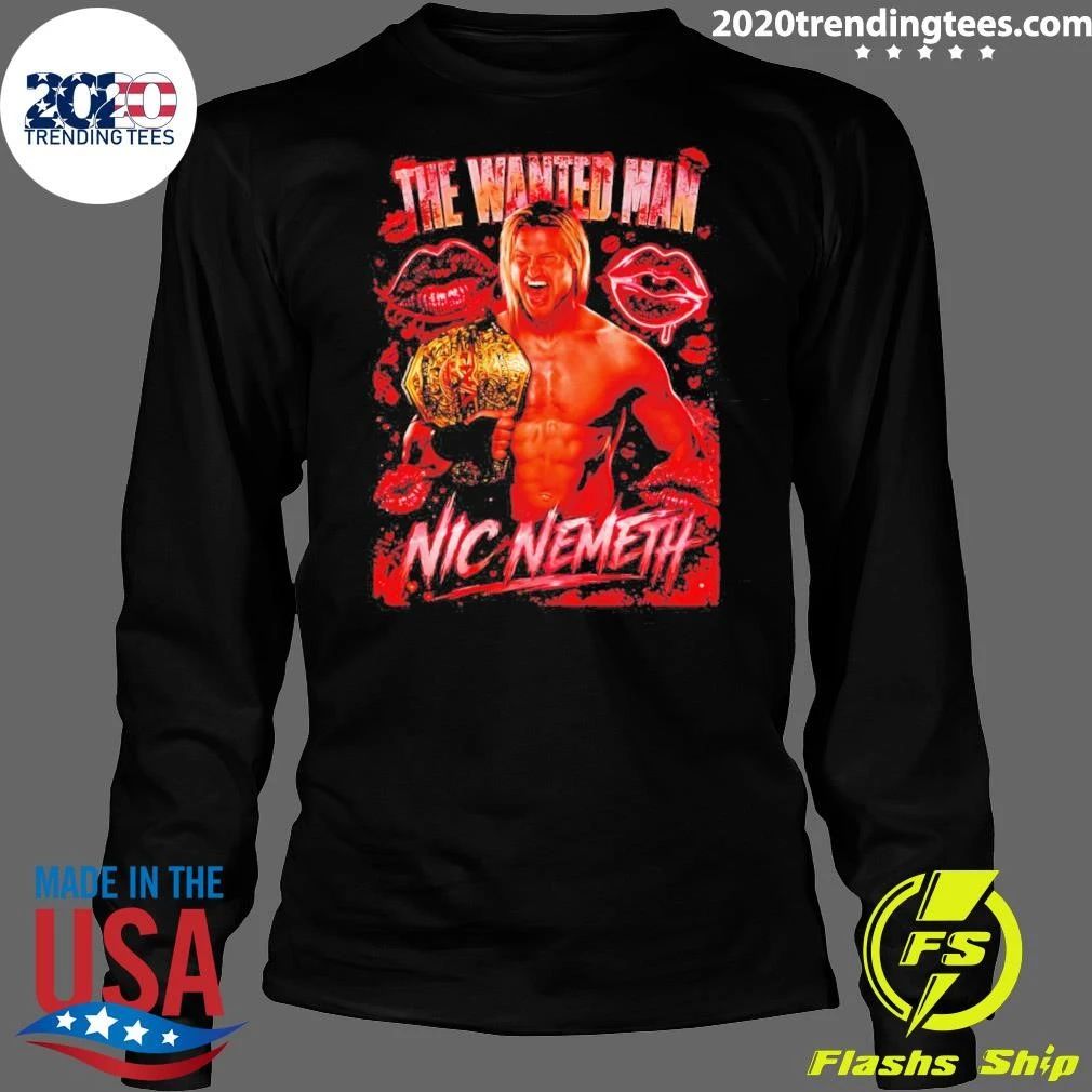 The Wanted Man Nic Nemeth Tna World Champion Shirt