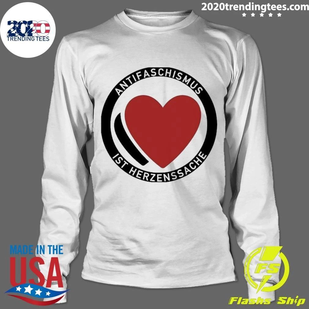 Antifaschismus Ist Herzenssache Antifa Shirt